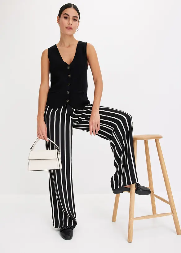 Stickad väst, bonprix