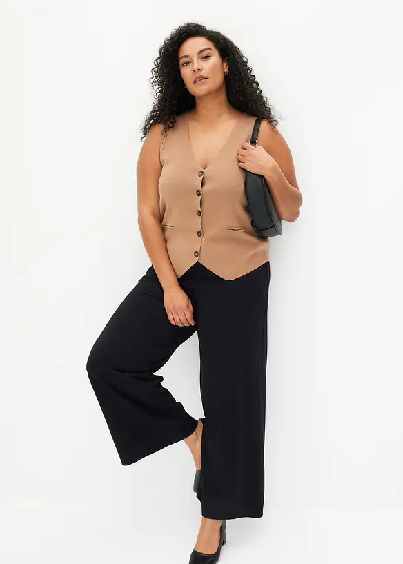 Stickad v&auml;st, bonprix