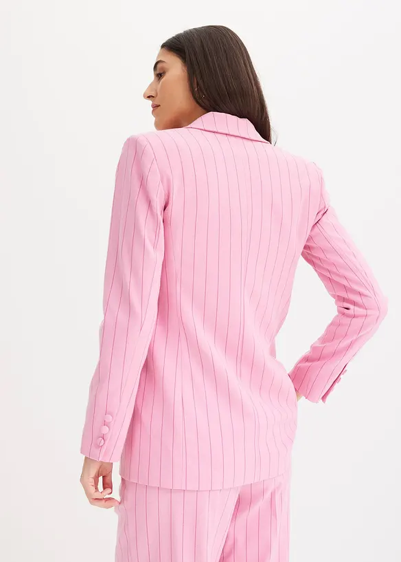 Kritstrecksrandig kavaj, bonprix