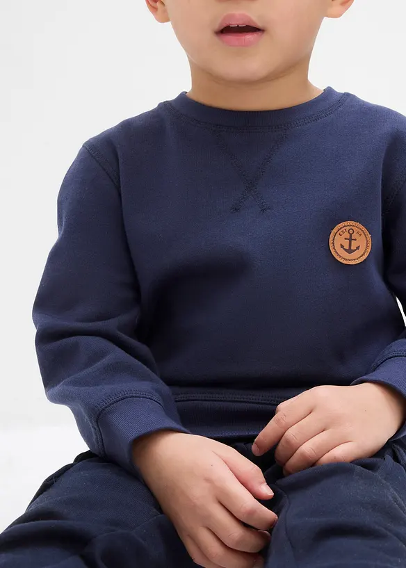 Sweatshirt i ren ekologisk bomull för barn, bonprix