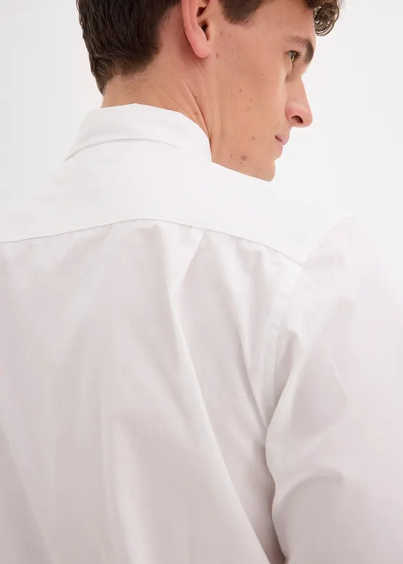 Skjorta i ren bomull, normal passform, bonprix