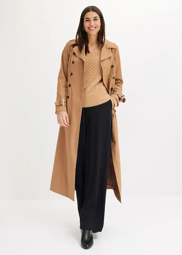 Jerseybyxa med dekorativ slejf, bonprix