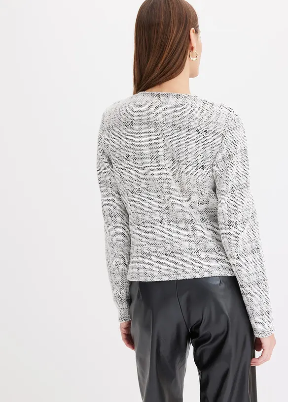 Stickad kofta, bonprix