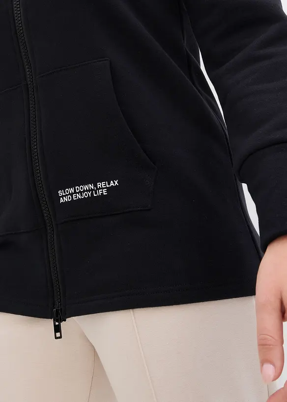 Munkjacka i mjuk bomullsmix, bonprix