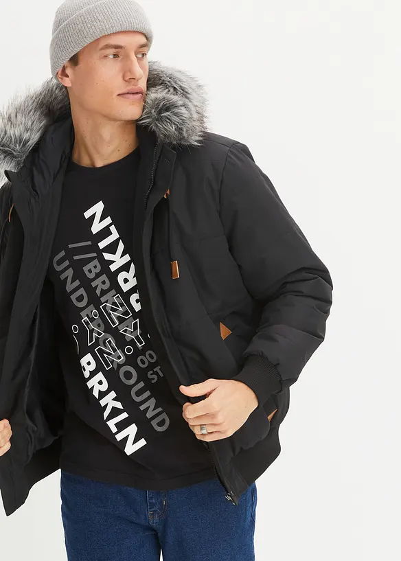 L&aring;ng&auml;rmad T-shirt i ekologisk bomull, bonprix