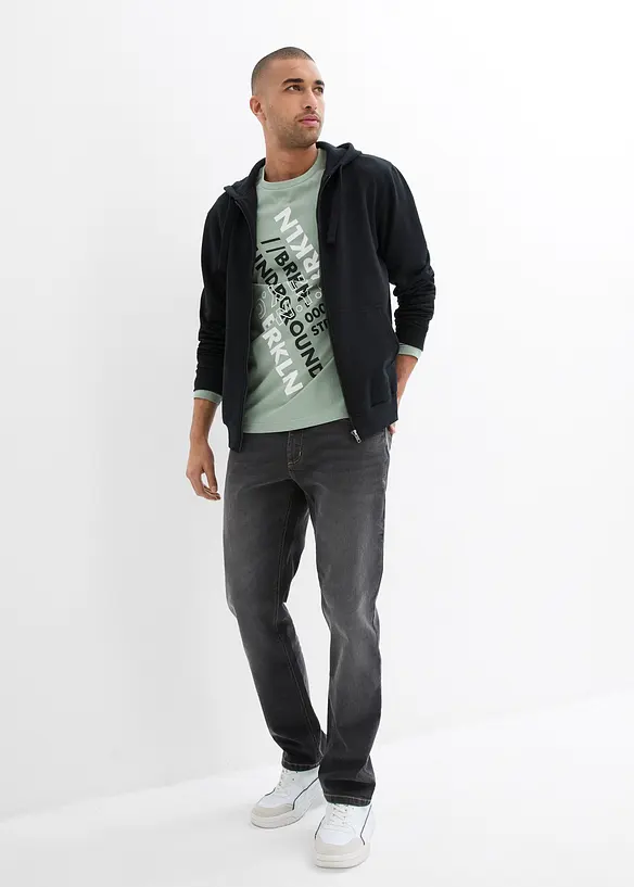 L&aring;ng&auml;rmad T-shirt i ekologisk bomull, bonprix