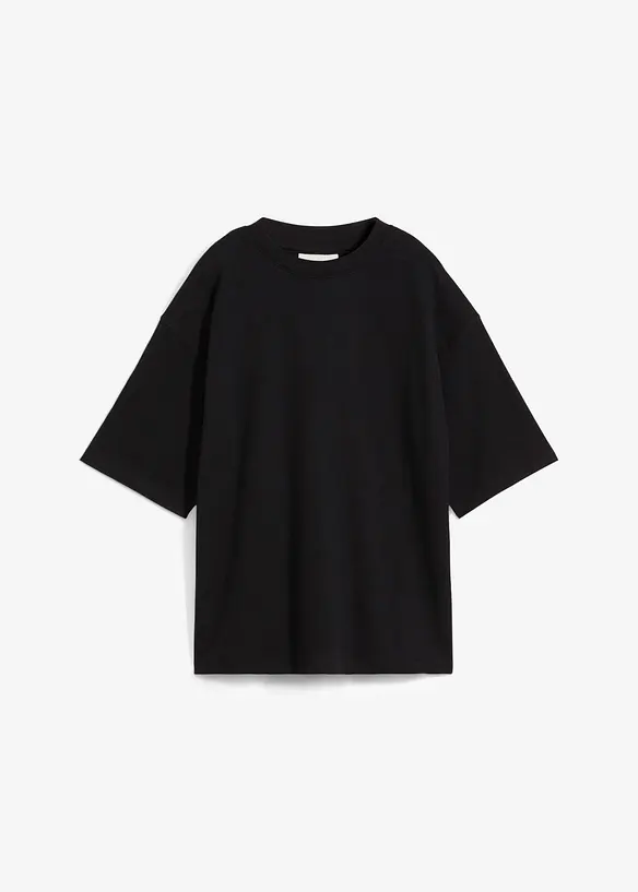 Oversizetopp av tjock jersey i ekologisk bomull, bonprix