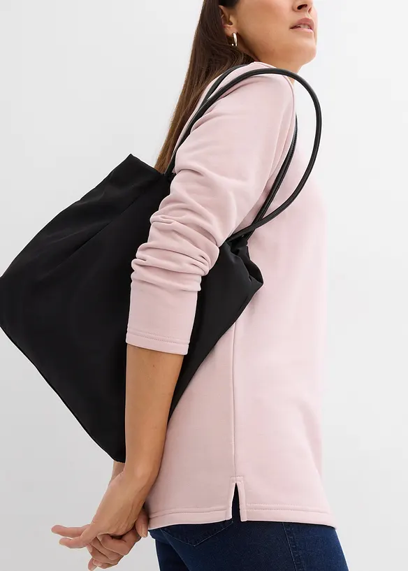 Sweatshirt i mjuk frotté, bonprix
