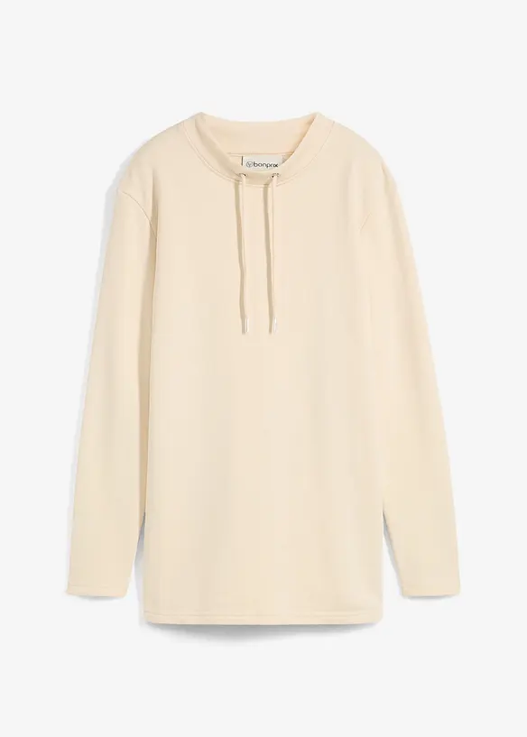 Sweatshirt i mjuk frotté, bonprix