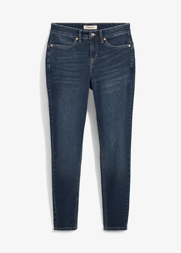 Skinny jeans med hög midja och stretch, bonprix