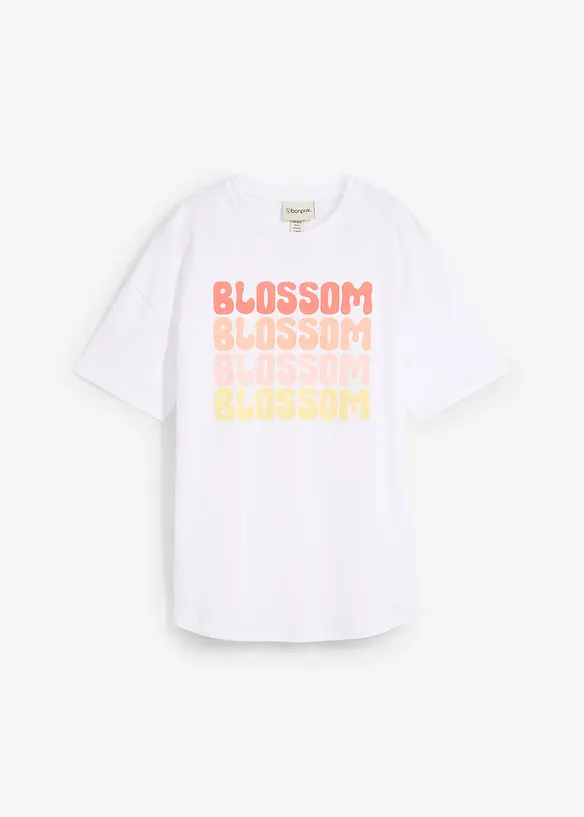 Oversizetopp i fyrkantig modell av ekologisk bomull, bonprix