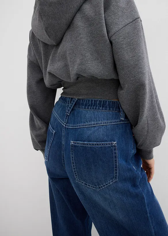 Baggy Jeans, Mid Waist, Soft, bonprix