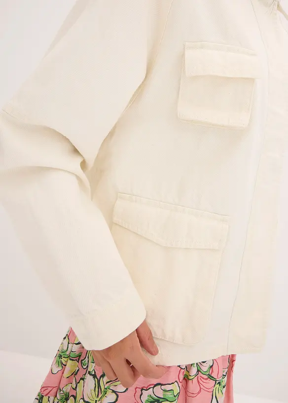 Oversizejacka i bomull, bonprix