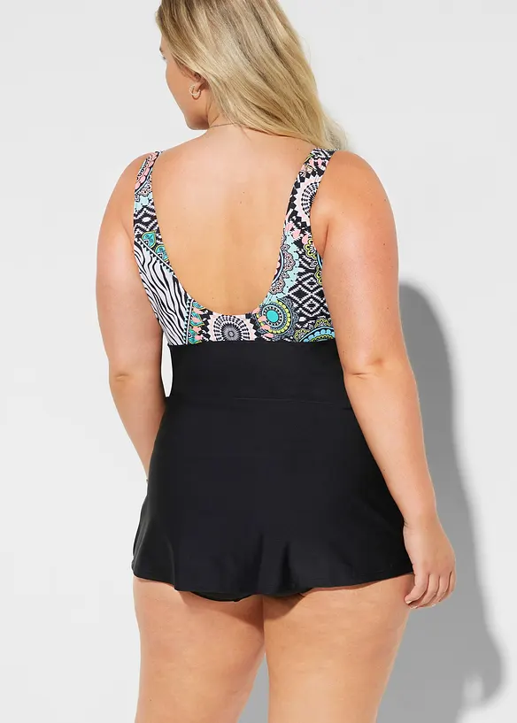 Baddräktsklänning med rosett, bonprix