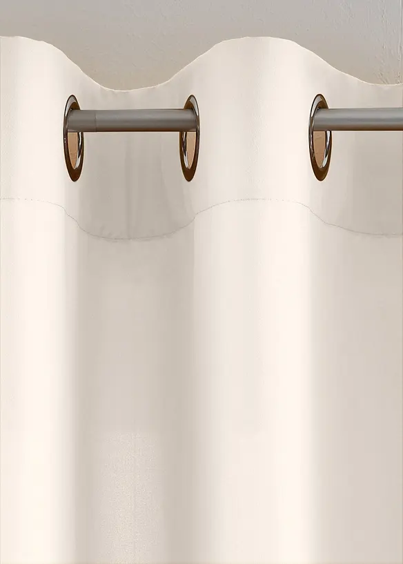 Gardinl&auml;ngd av mikrofibermaterial  (2-pack), bonprix