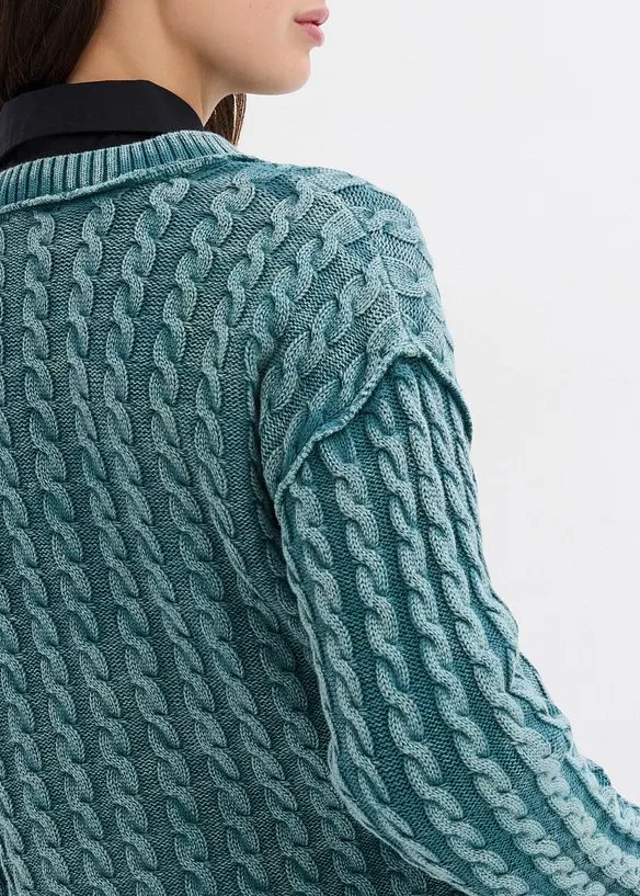 Oversizetr&ouml;ja av ren bomull, bonprix