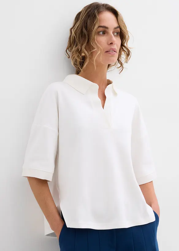 Pik&eacute;tr&ouml;ja av ren ekologisk bomull, bonprix