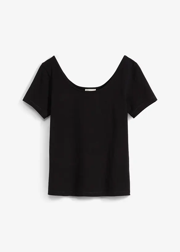 T-shirt med djupt ringad rygg, bonprix