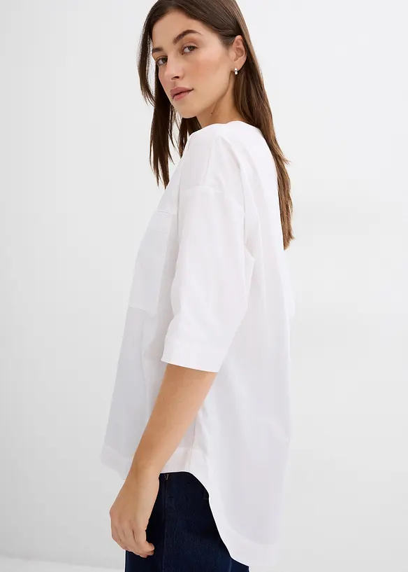 Blustopp i oversizemodell, bonprix