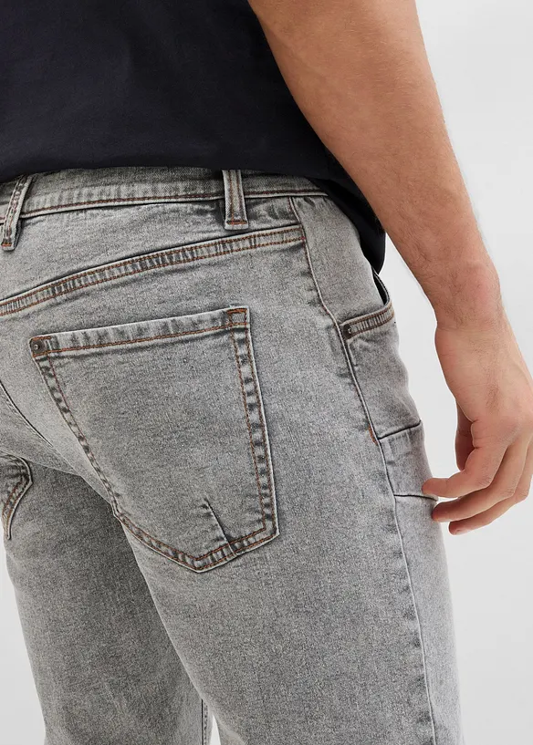 Regular Fit 3/4-Jeans, Straight, bonprix