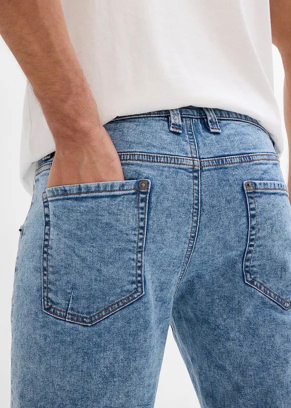 Regular Fit 3/4-Jeans, Straight, bonprix