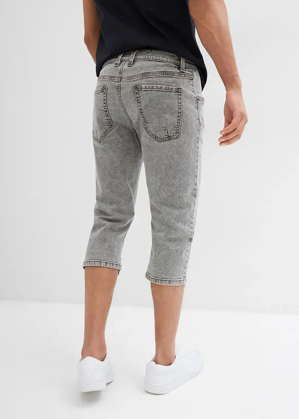 Regular Fit 3/4-Jeans, Straight, bonprix
