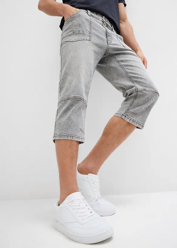Regular Fit 3/4-Jeans, Straight, bonprix