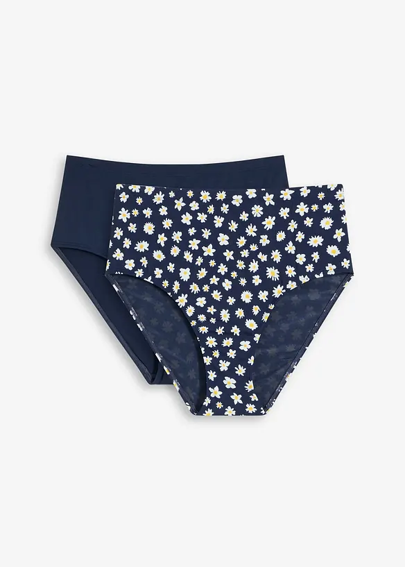 Formande bikinibyxa (2-pack) medelhög formande effekt, bonprix