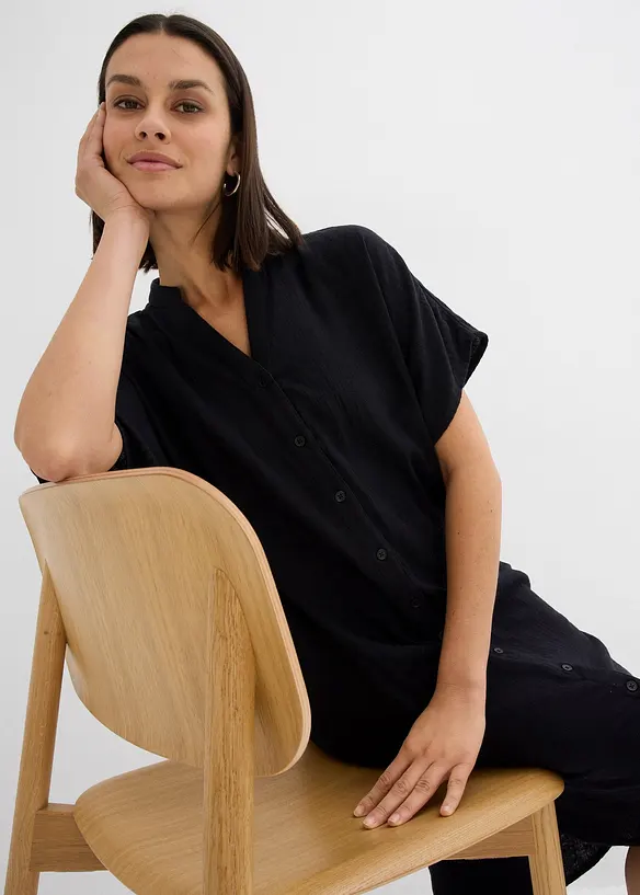 Skjorkl&auml;nning av ren bomull, bonprix