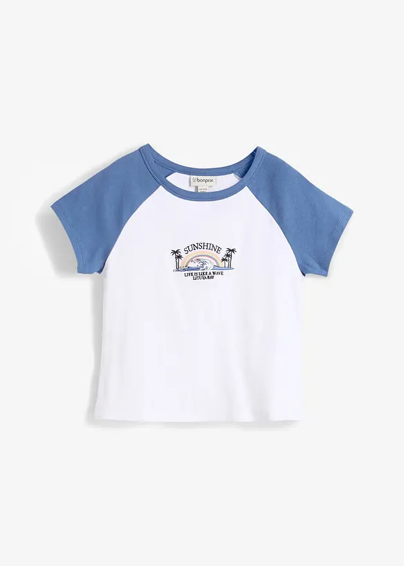 Topp med raglanärmar, bonprix