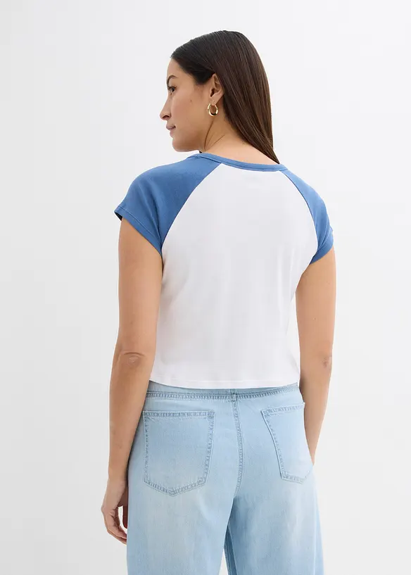 Topp med raglanärmar, bonprix