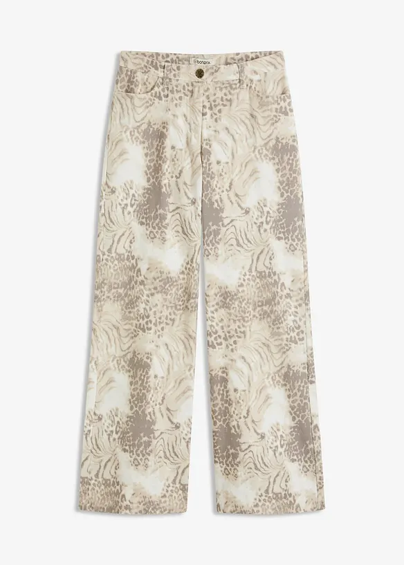 Twillbyxa i vid modell, bonprix