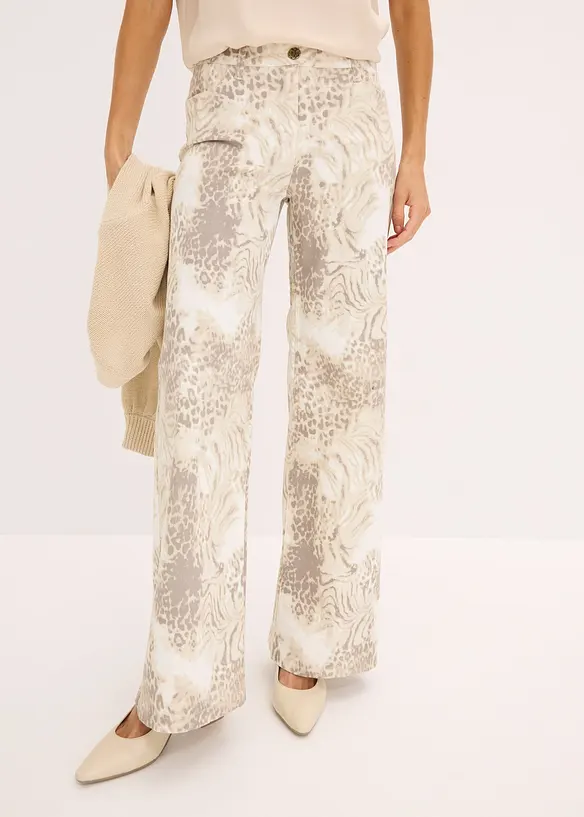 Twillbyxa i vid modell, bonprix