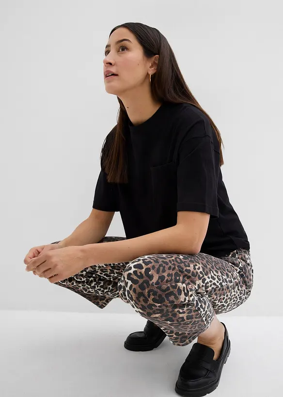 T-shirt av ren ekologisk bomull, bonprix