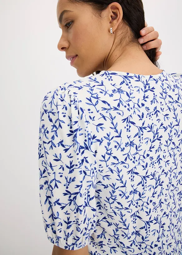 Mönstrad topp, bonprix