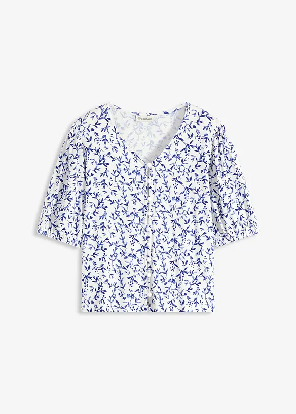 Mönstrad topp, bonprix