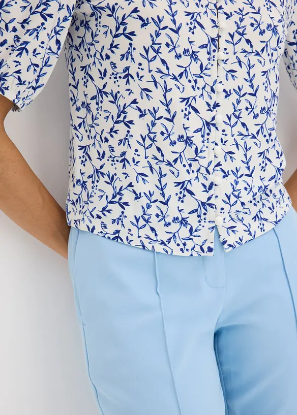 Mönstrad topp, bonprix