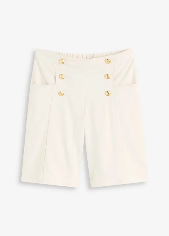 Bermudashorts med dekorativa knappar, bonprix