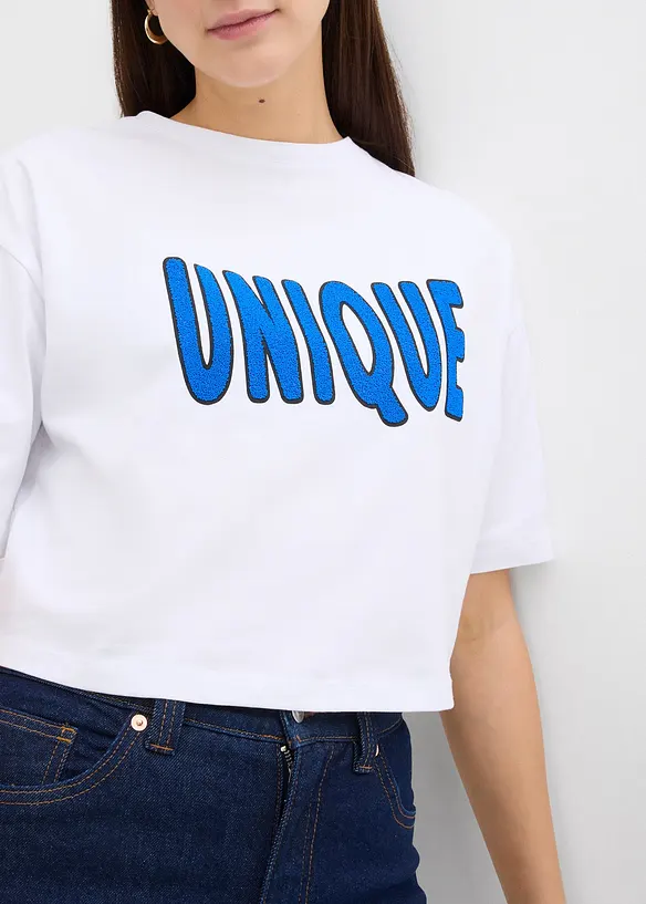 T-shirt av ren bomull, bonprix