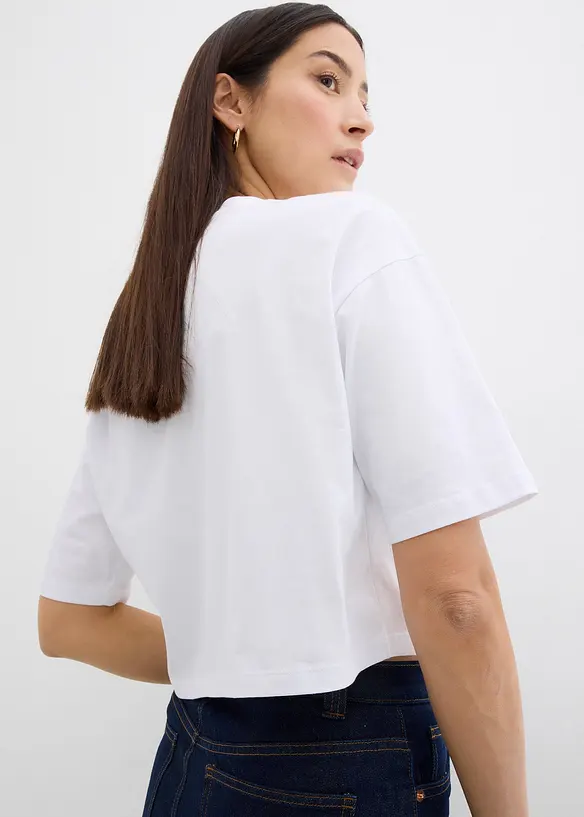 T-shirt av ren bomull, bonprix