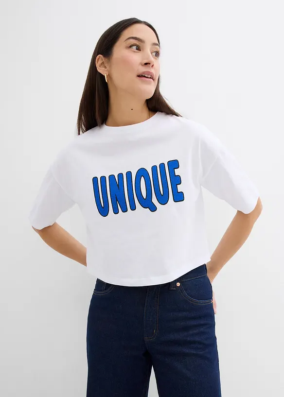 T-shirt av ren bomull, bonprix