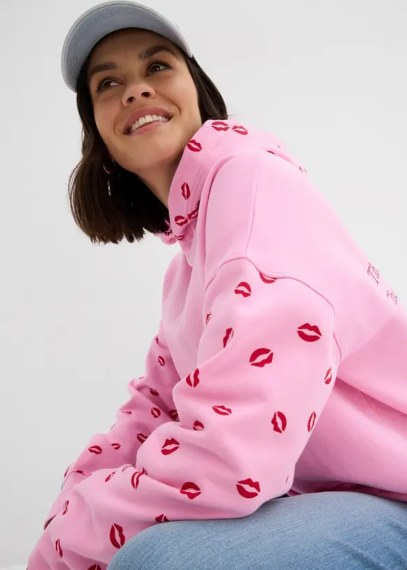Oversizehoodie av ren ekologisk bomull, bonprix