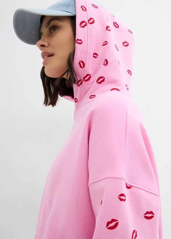 Oversizehoodie av ren ekologisk bomull, bonprix
