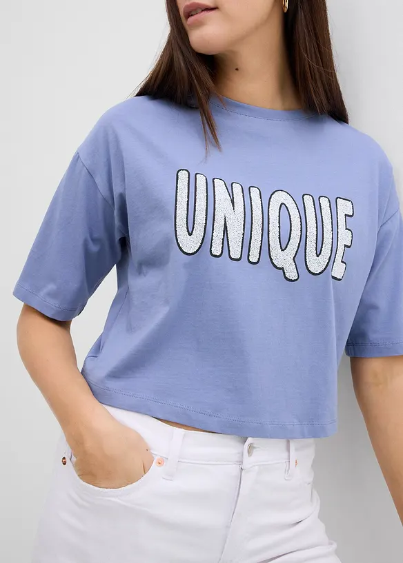 T-shirt av ren bomull, bonprix
