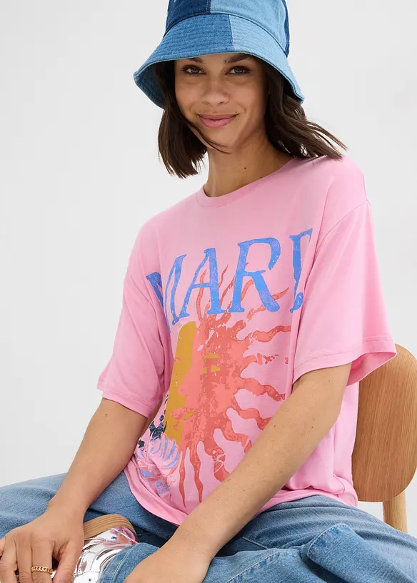T-shirt i mjuk viskos, bonprix