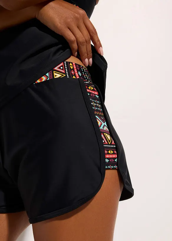 Lång tankini (2 delar) med badshorts, bonprix