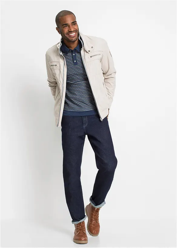 Jacka med st&aring;krage, bonprix