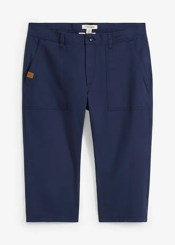 L&aring;nga bermudas med p&aring;sydda fickor, Regular Fit, bonprix