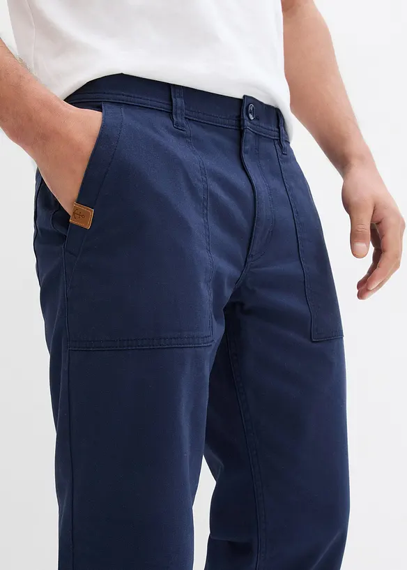 L&aring;nga bermudas med p&aring;sydda fickor, Regular Fit, bonprix