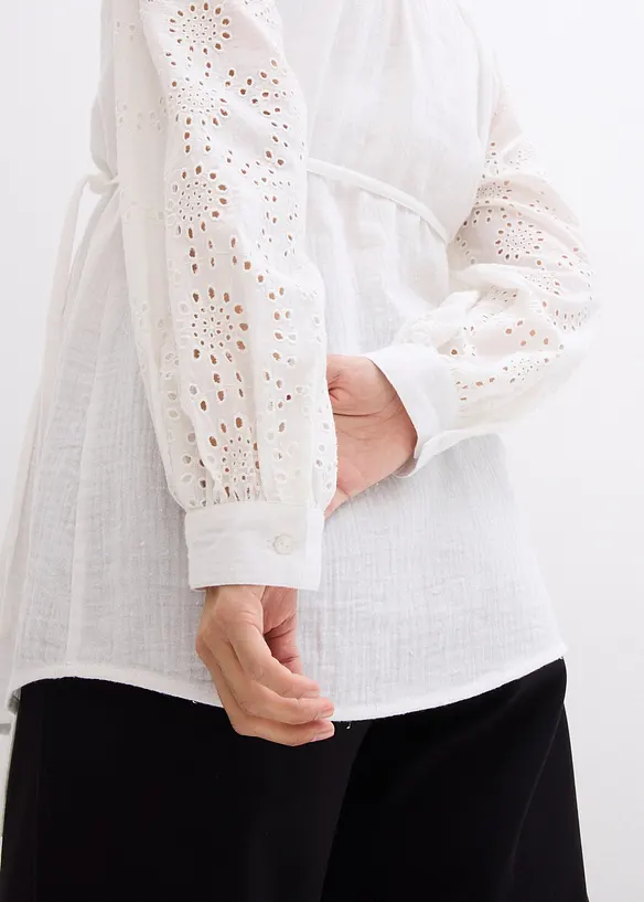Mammablus i bomullsmuslin, bonprix